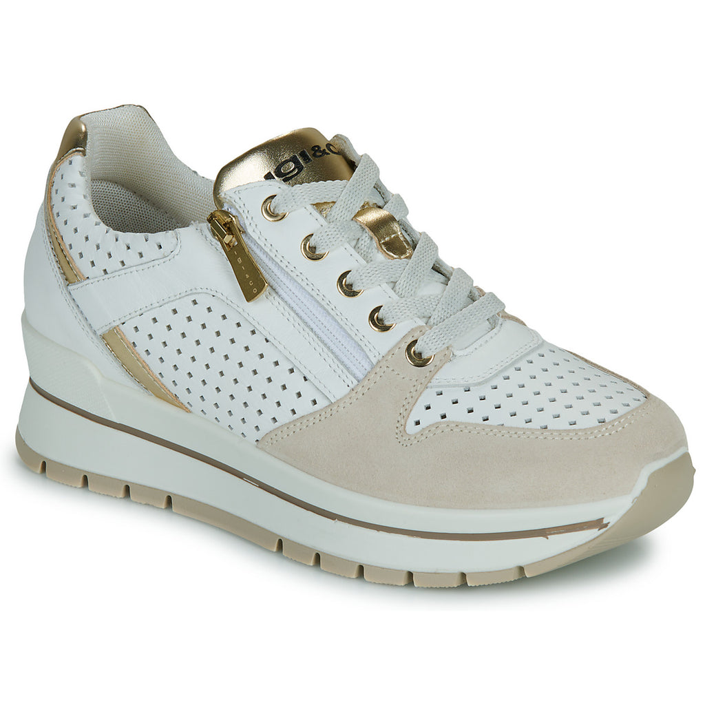 IGI&CO SNEAKERS ORO CERNIERA