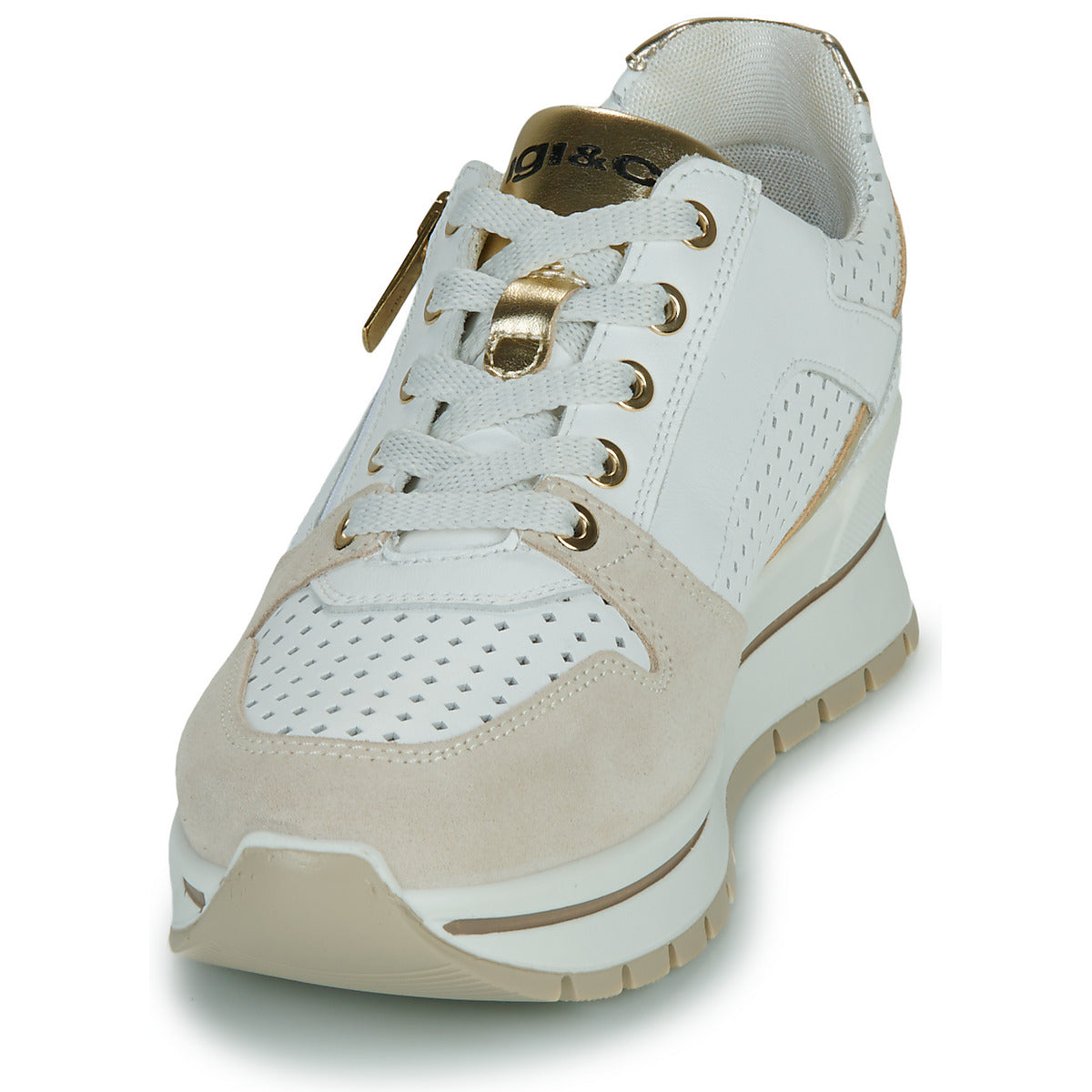 IGI&CO SNEAKERS ORO CERNIERA
