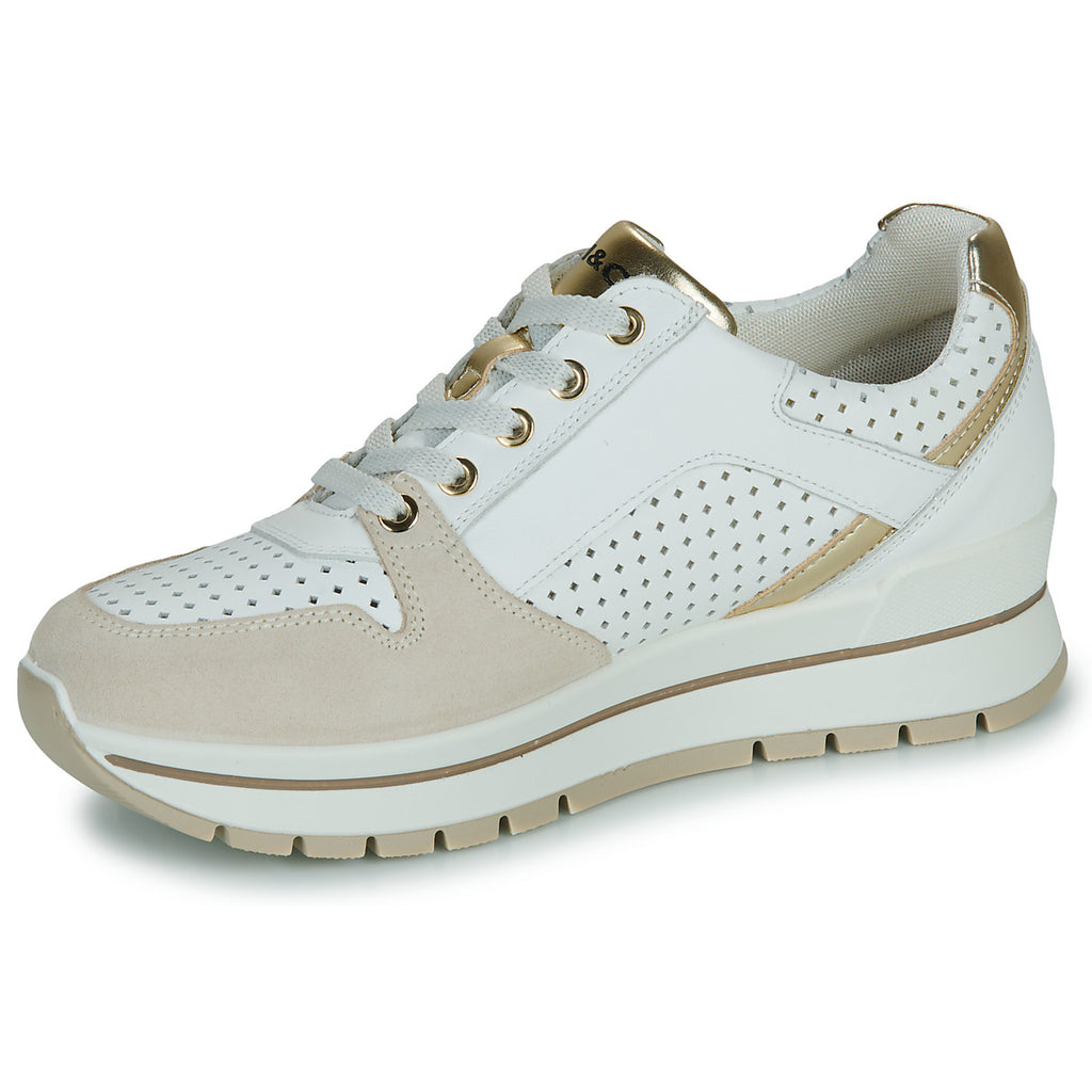 IGI&CO SNEAKERS ORO CERNIERA