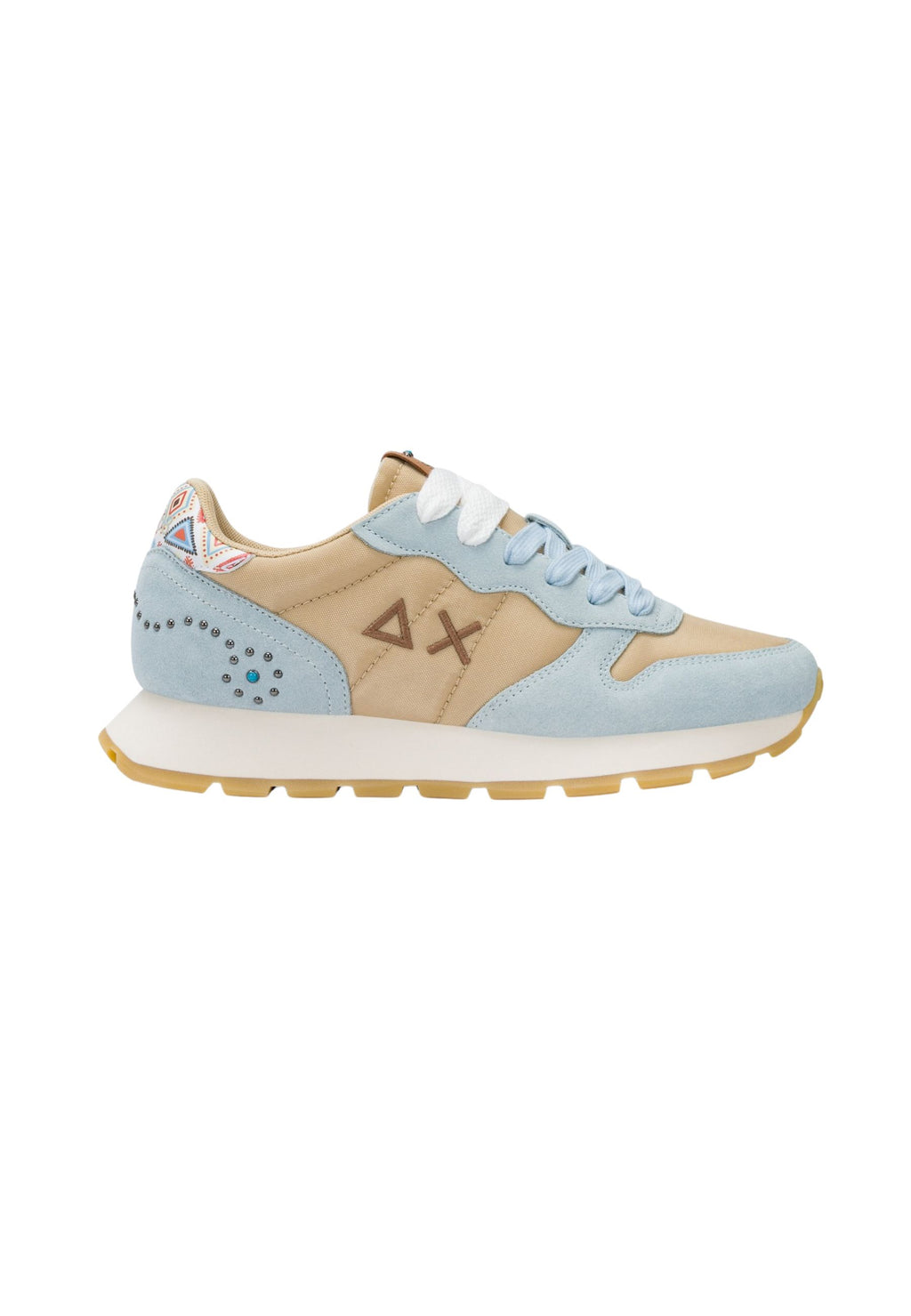 SUN 68 SNEAKER RUNNING LIFESTYLE IN SUEDE E TESSUTO