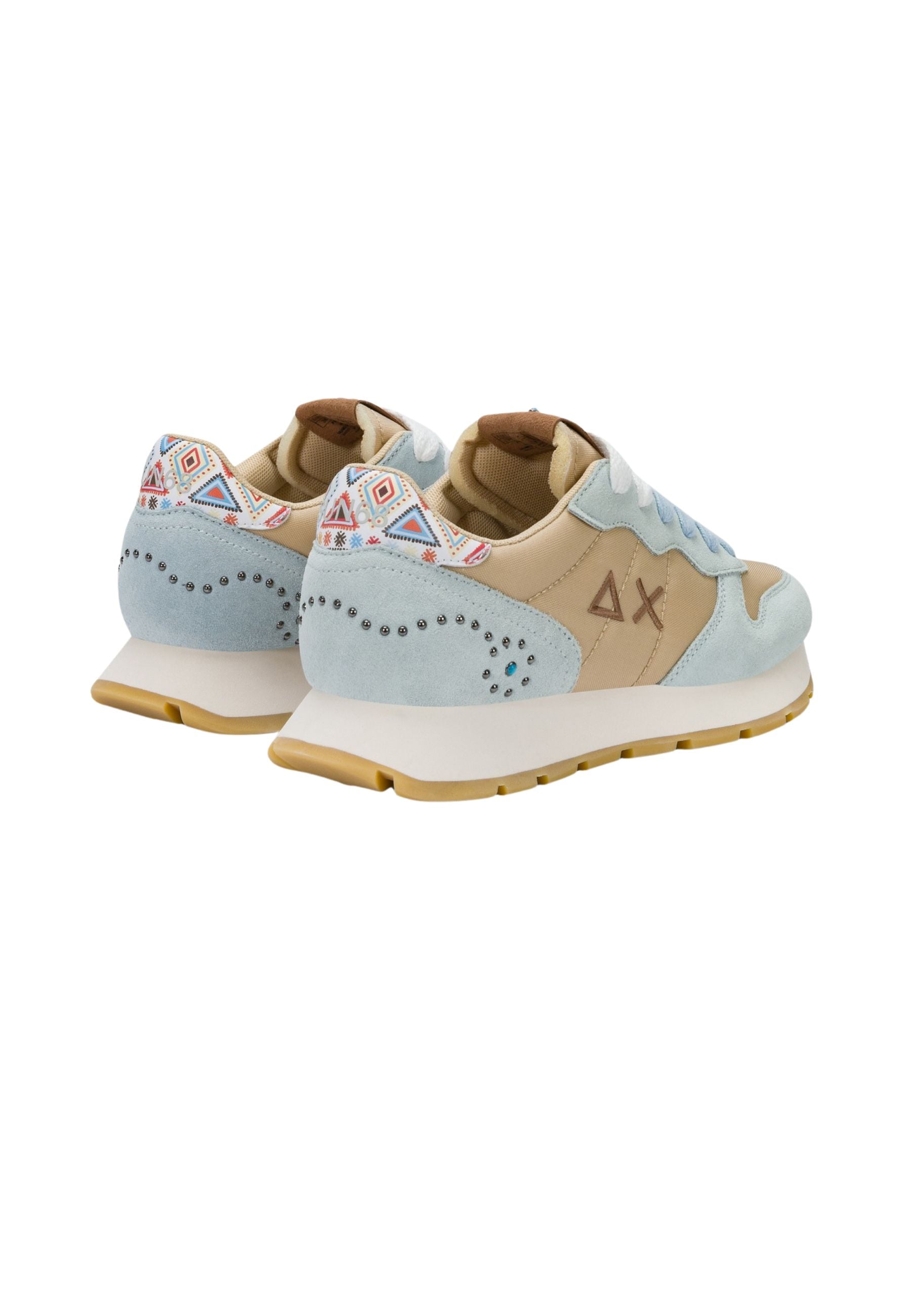 SUN 68 SNEAKER RUNNING LIFESTYLE IN SUEDE E TESSUTO