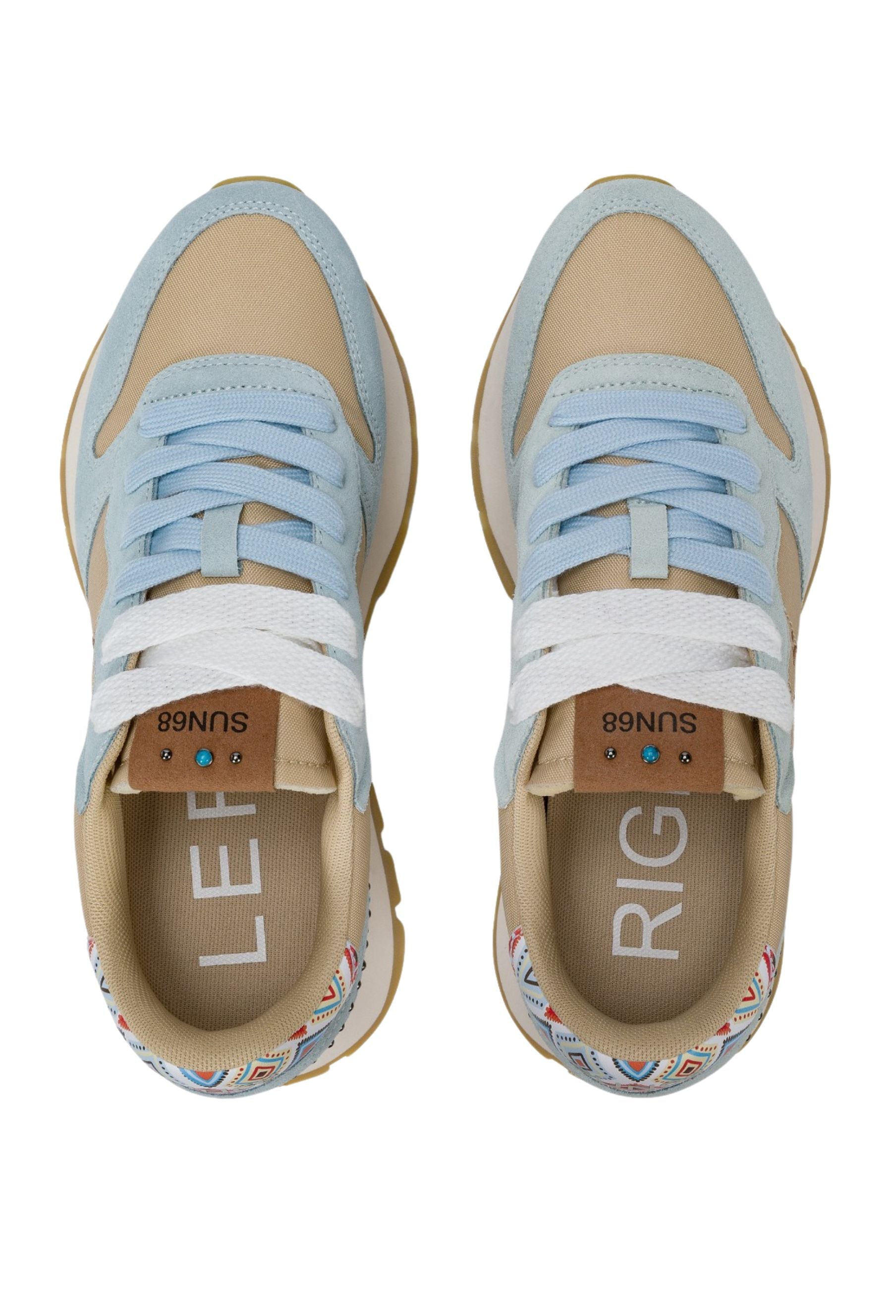 SUN 68 SNEAKER RUNNING LIFESTYLE IN SUEDE E TESSUTO